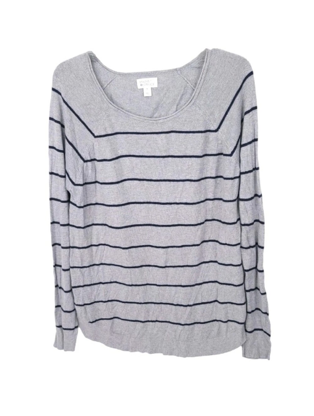 Market Spruce Sweater Womens XL Pullover Knit Striped Soft Top Anthropologie